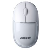 AUSDOM FOX F01无线鼠标，渐变黄、渐变粉、渐变蓝、渐变白
