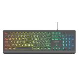 Y3 wired backlit keyboard, cable length: 160mm, 106 keys, more than 8 million key life, colorful backlight support Windows, MacOS