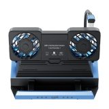 Type-C 10-in-1 Docking Station (PD100W+USB3.0+USB2.0×3+SD/TF+RJ45+HD2.0+Hard Drive Enclosure+Detachable Dual Fans)