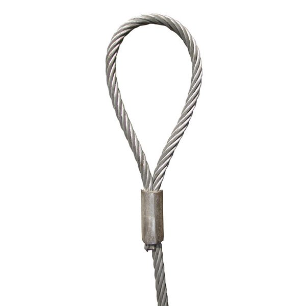 The wire rope becomes a lasso