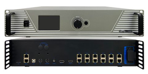S120 4K 同步发送控制器 单台 780 万像素 12 千兆网口 HDR 全彩 LED 显示屏独立主控